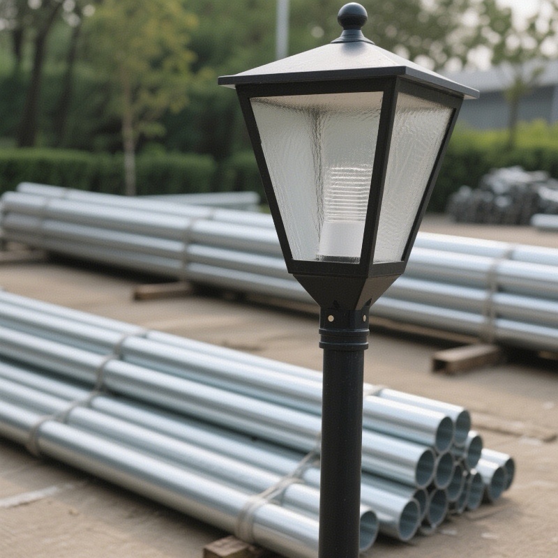 Was sind die häufig verwendeten Metallmaterialien in der Herstellung von Straßenlaternen?
